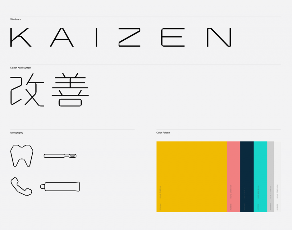 Kaizen牙科诊所VI设计欣赏