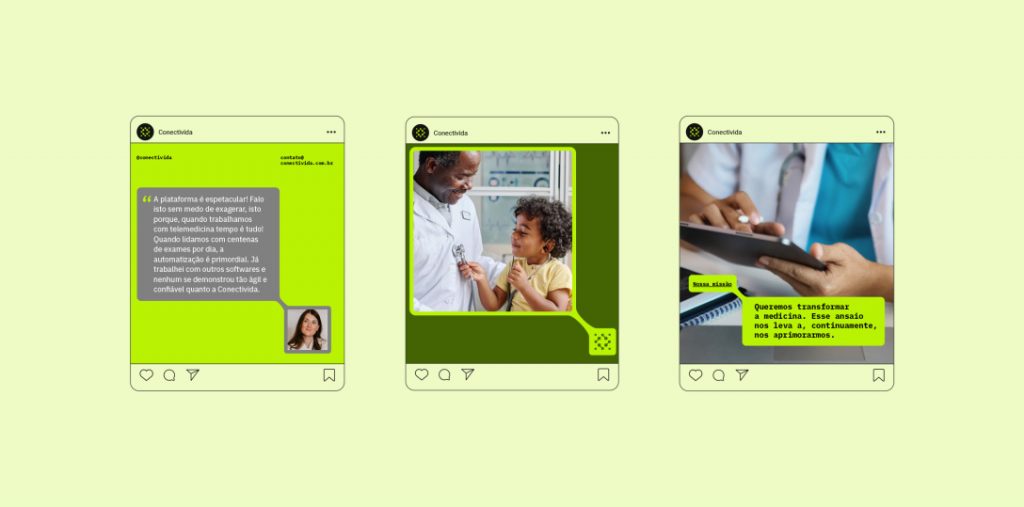 为医疗领域开发软件解决方案的巴西公司，conectivida品牌VI设计欣赏