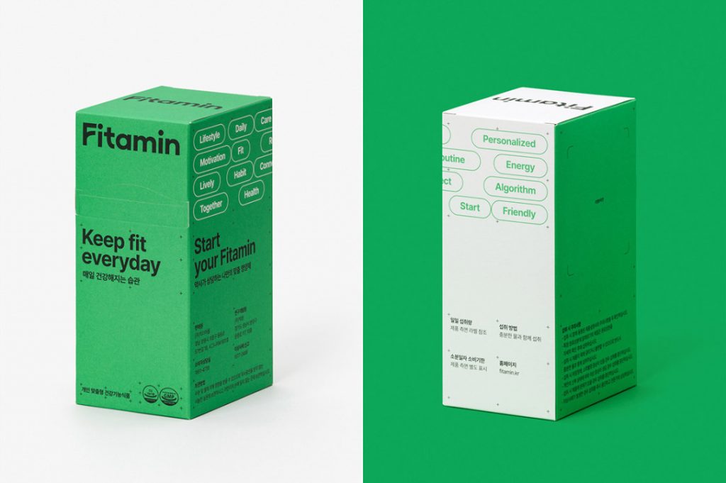 韩国保健品品牌，Fitamin包装设计欣赏