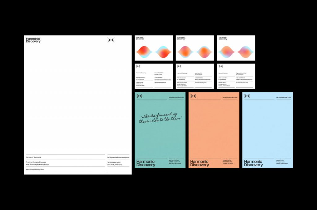 独一无二的初创公司，Harmonic Discovery医疗品牌VI设计欣赏