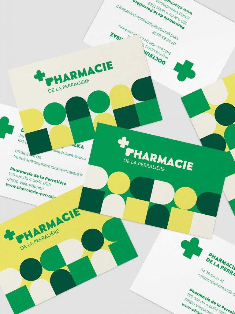 PHARMACIE DE LA PERRALIERE药房品牌设计欣赏