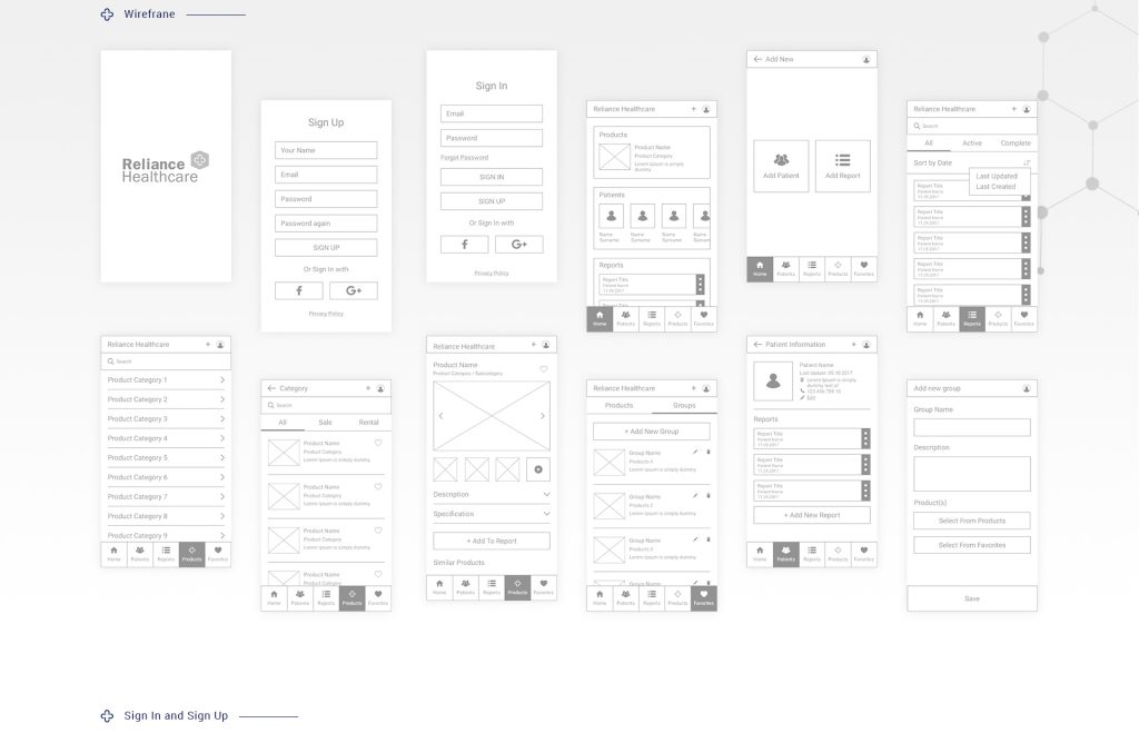 Reliance Healthcare App医疗服务APP设计欣赏